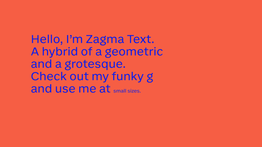 F37 Zagma Text by F37 Foundry